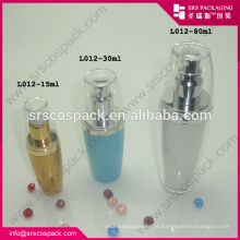 China 15ml 35ml 80ml Pump Bottle For Skin Care Blue essential Oil Bottle